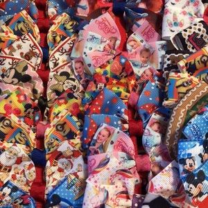 3” pinwheel bow grab bags